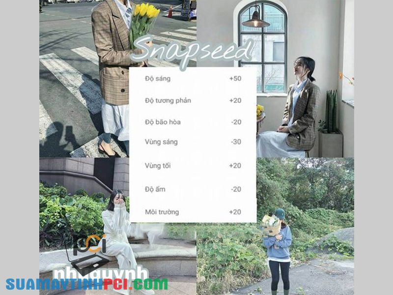 Tổng hợp công thức chỉnh màu Snapseed trên điện thoại cực đẹp - Thủ thuật máy tính
