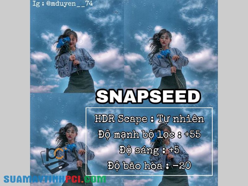 Tổng hợp công thức chỉnh màu Snapseed trên điện thoại cực đẹp - Thủ thuật máy tính