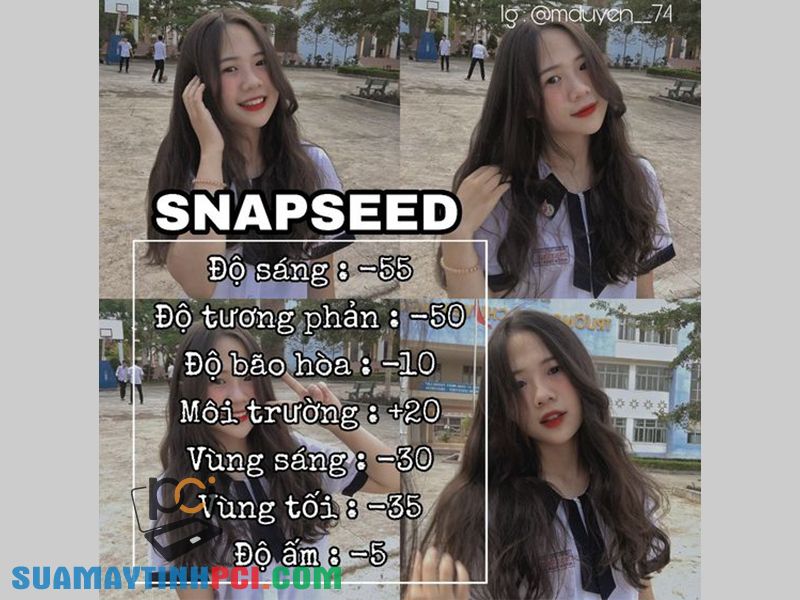 Tổng hợp công thức chỉnh màu Snapseed trên điện thoại cực đẹp - Thủ thuật máy tính