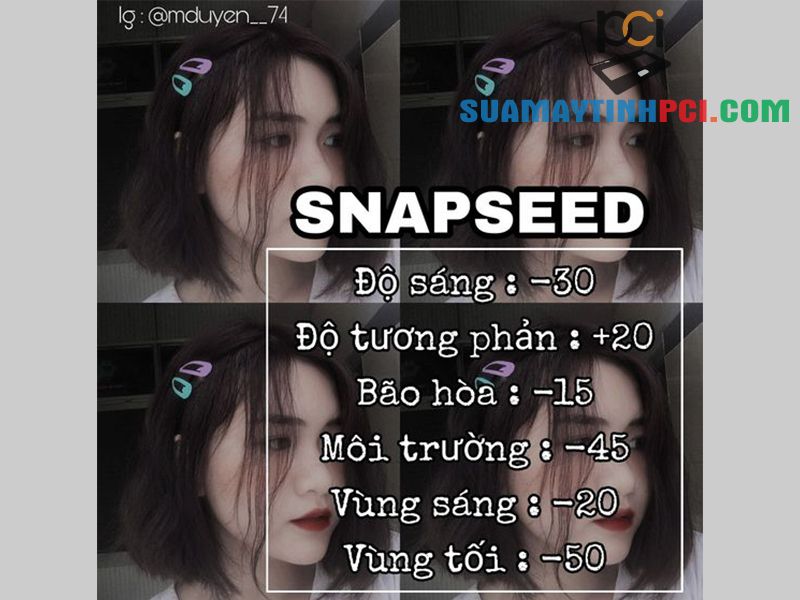 Tổng hợp công thức chỉnh màu Snapseed trên điện thoại cực đẹp - Thủ thuật máy tính