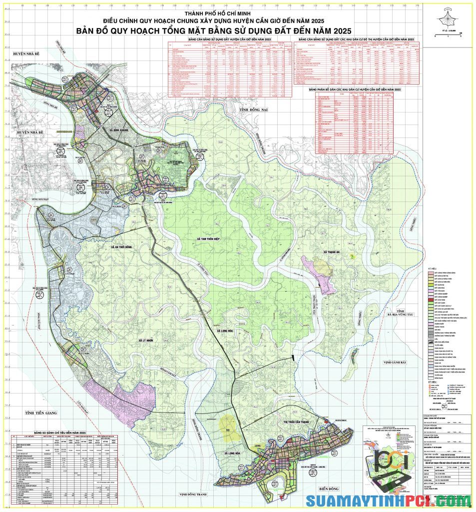Bản đồ quy hoạch Huyện Cần Giờ, các xã và dự án tại Cần Giờ TP.HCM