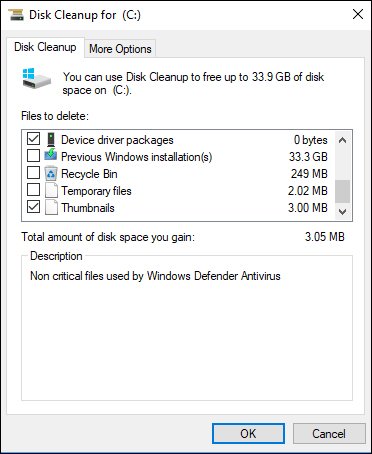 Disk Cleanup