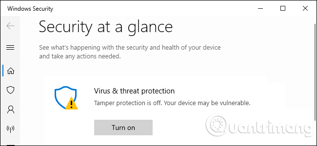 Tamper Protection trên Windows 10 là gì