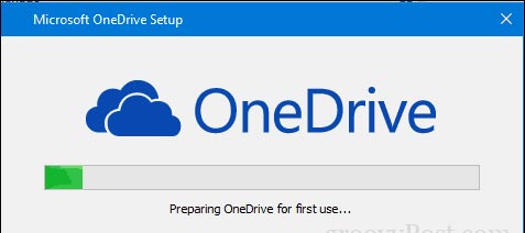Cài đặt lại OneDrive