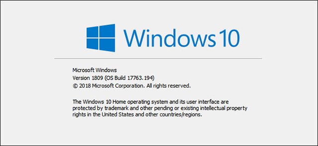 Windows 10 October