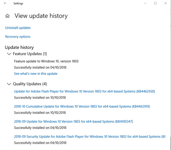 Kiểm tra bản dựng Windows 10
