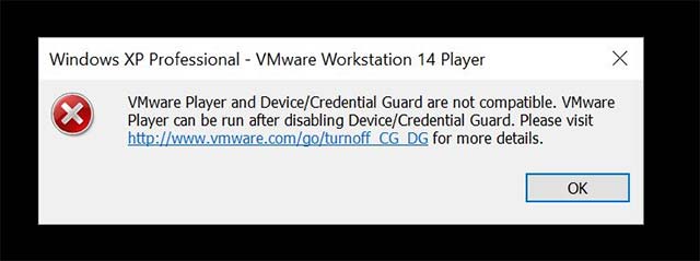 Lỗi VMware