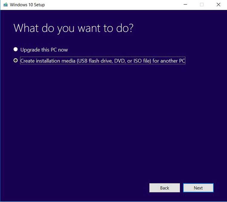 Windows 10 ISO file for another PC