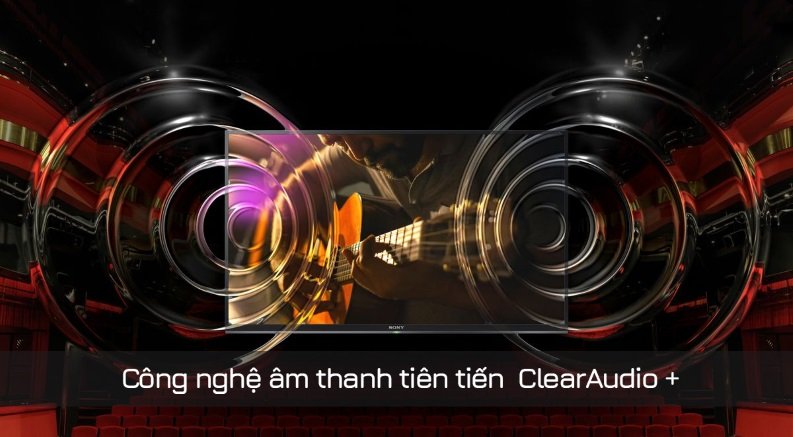 Với ClearAudio+, khả năng trải nghiệm âm thanh sẽ được nâng tầm đáng kể.