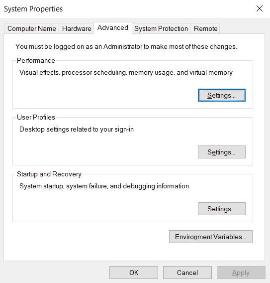 Tăng tốc Windows 10 khởi động chậm set ram ảo 2