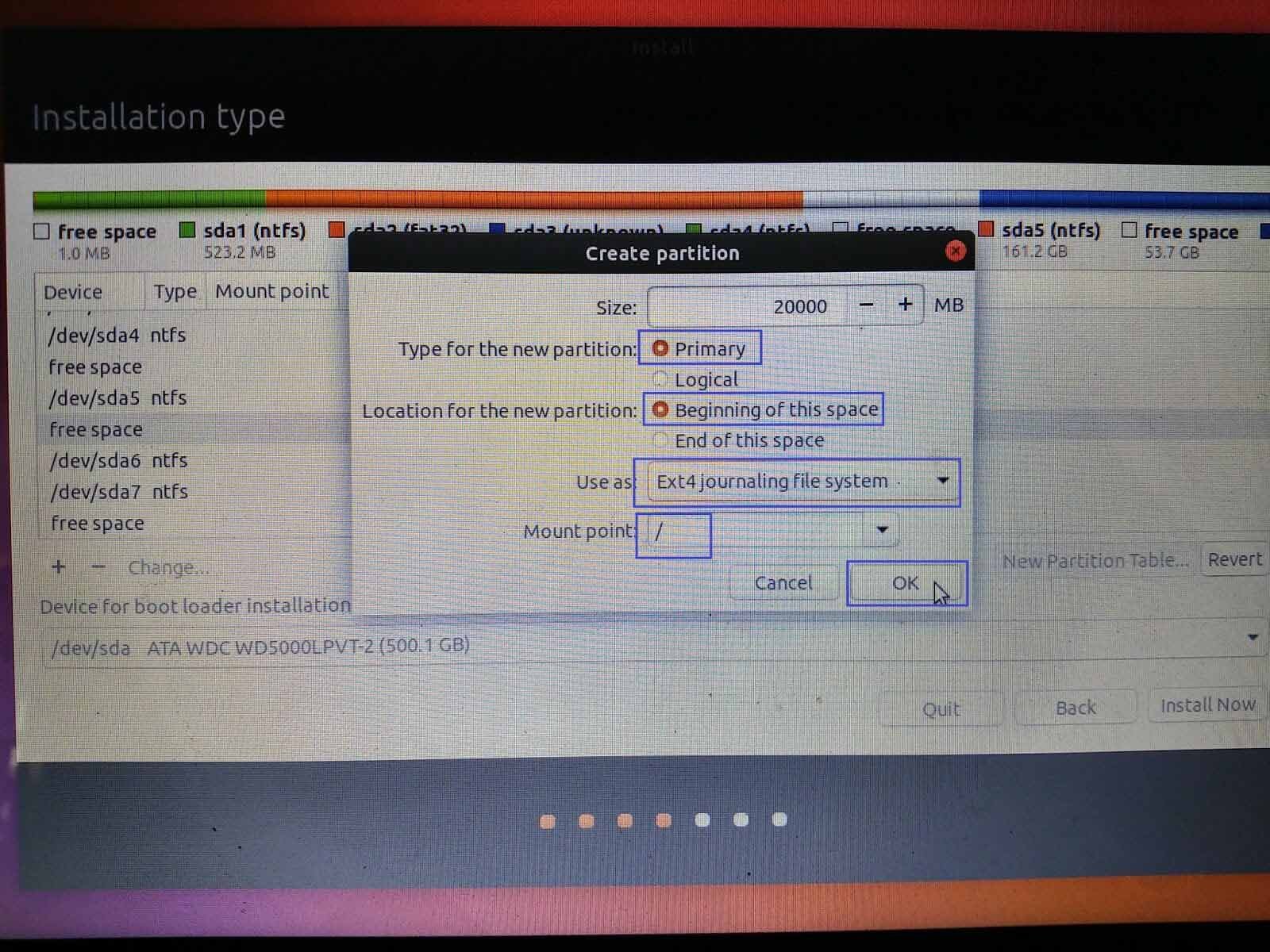 cài Dual Boot Ubuntu Windows 10 17