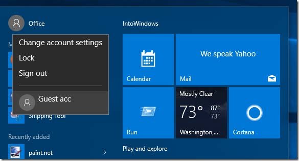 Hướng dẫn tạo Guest Account Windows 10 5