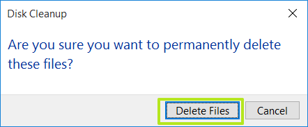 Click Delete Files