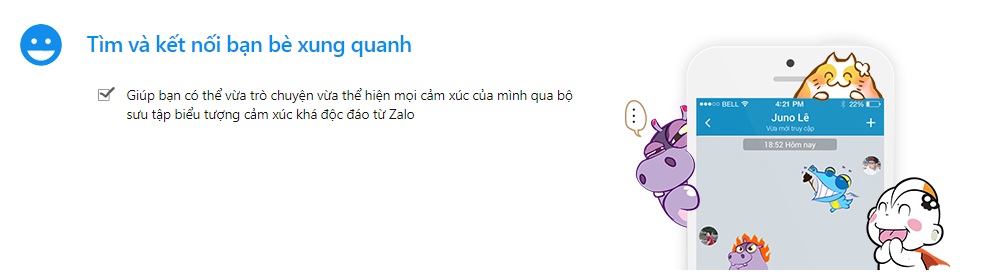 Bộ biểu tượng cảm xúc độc quyền của Zalo được người dùng rất ưa thích.