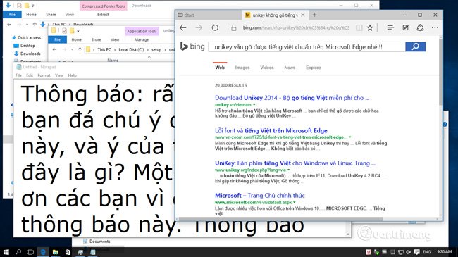 Gõ tiếng Việt bằng Unikey trên Windows 10