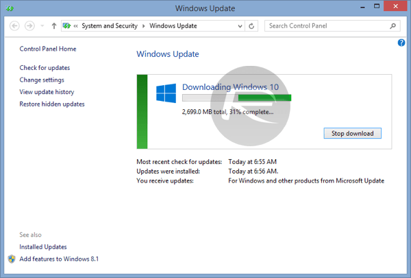 Windows update