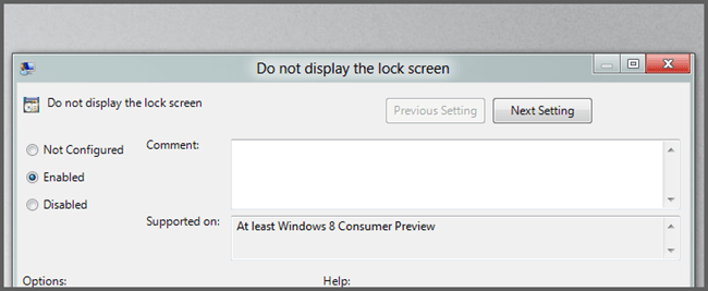 Lock Screen