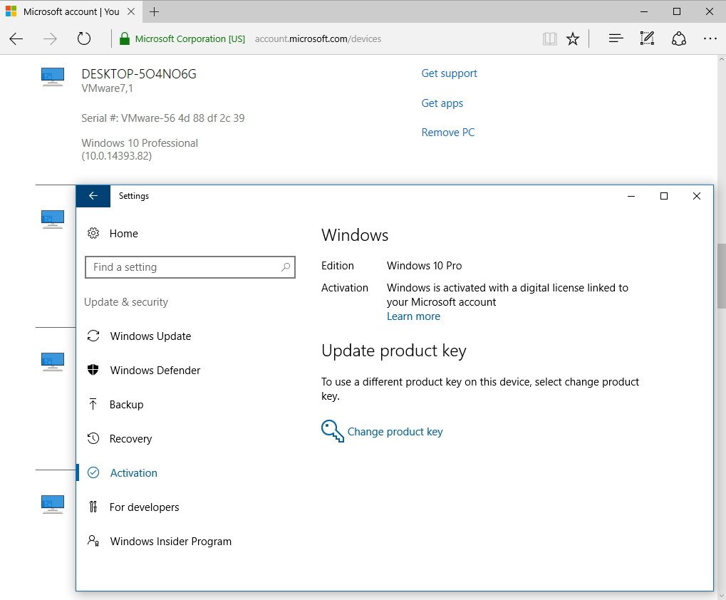 Hướng dẫn liên kết Product key Windows 10 với tài khoản Microsoft
