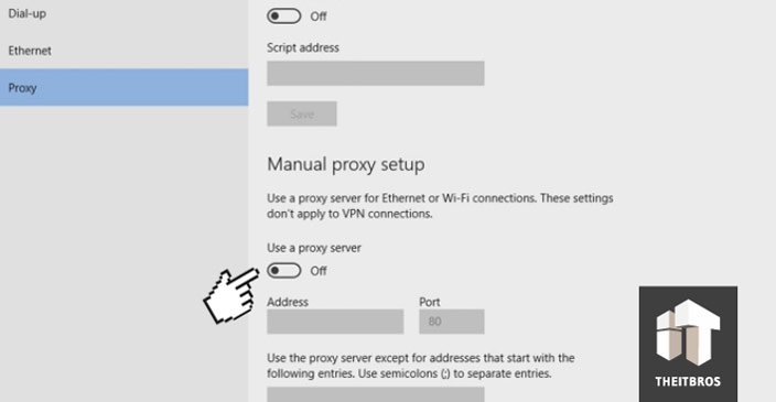 Use a proxy server