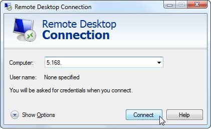 Truy cập Remote Desktop của Windows qua Internet