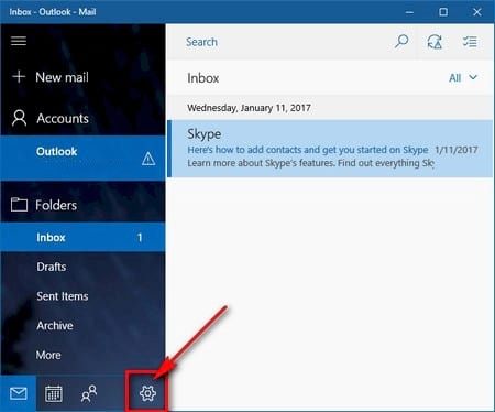 Cài đặt Mail trên Windows 10