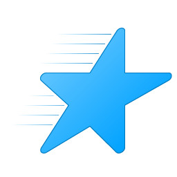 Biểu tượng hình ngôi sao màu xanh cho thư mục Quick Access