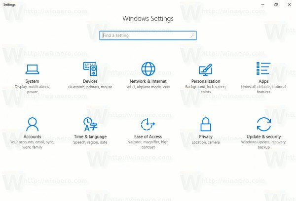 Kích hoạt Blue Light Reduction trên Windows 10 thông qua trình Settings