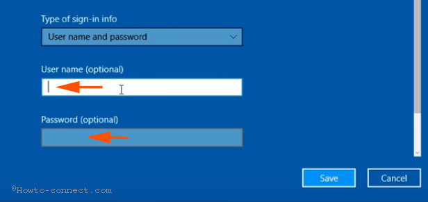 Kiểm tra username, mật khẩu và loại server