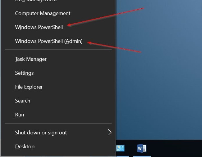 Thêm Command Prompt vào Power User Menu trên Windows 10