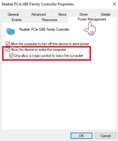 Tab Power Management
