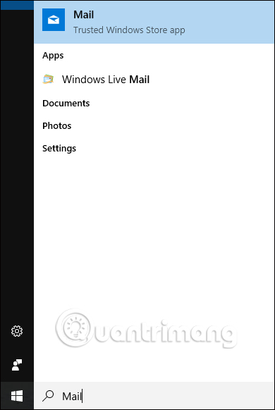 Ứng dụng Mail trên Windows 10