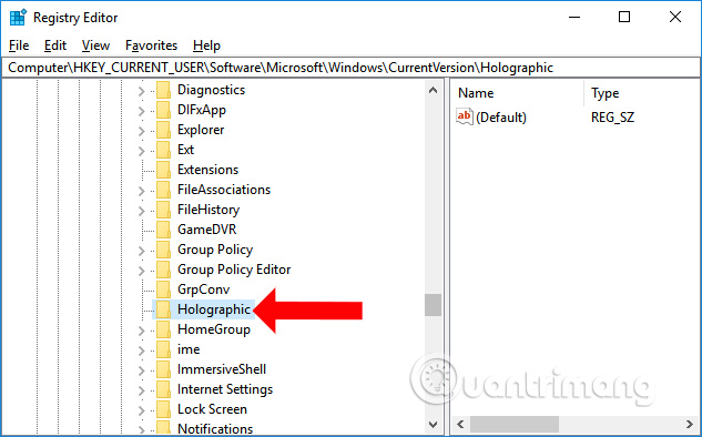 Mở Registry Editor 