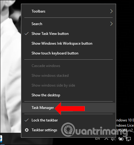 Mở Task Manager