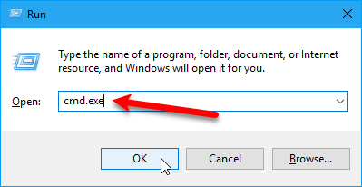 Mở Command Prompt