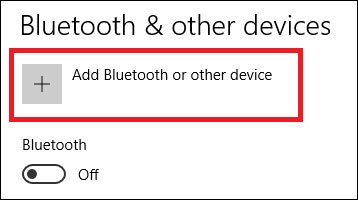 Thêm Bluetooth hoặc thiết bị mới
