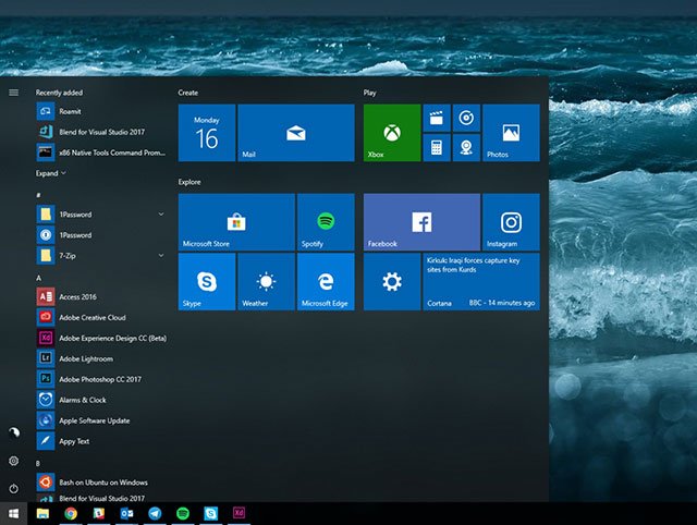 Hướng dẫn cài Windows 10 Spring Creators Update
