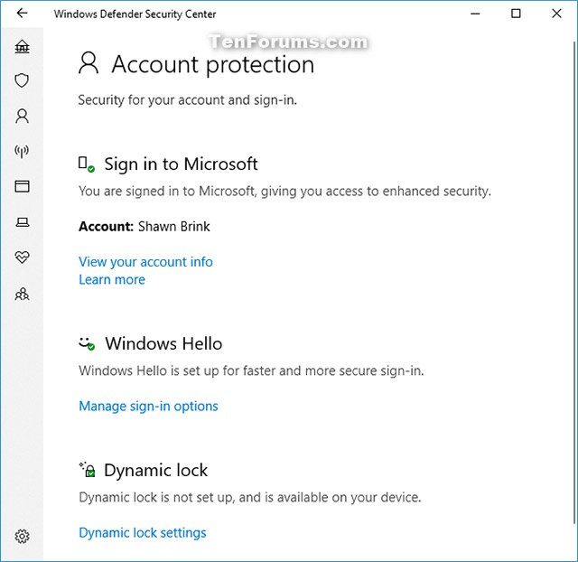 Cách mở Windows Security trong Windows 10 10