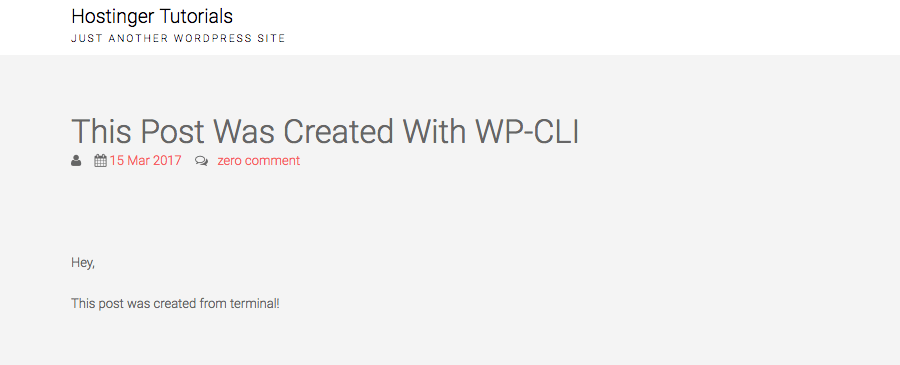 Làm thế nào để cài đặt và sử dụng WP-CLI để quản lý blog WordPress