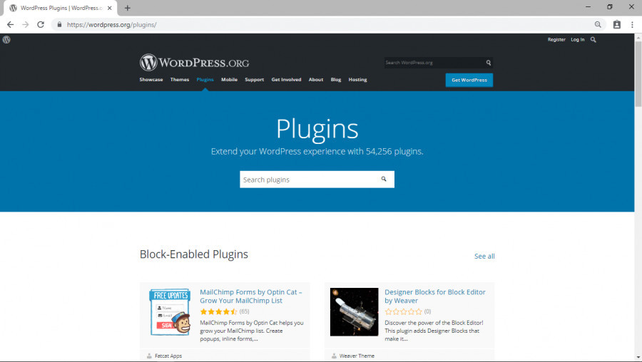 WordPress plugin directory