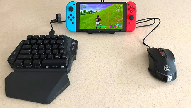 Hỗ trợ bàn phím và chuột của Nintendo Switch