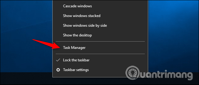 Mở Task Manager