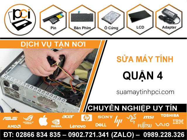 Sửa Máy Tính Quận 4 - Nhanh Chóng, Uy Tín