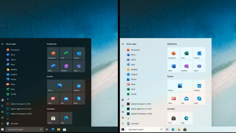 Microsoft hé lộ giao diện mới cho Start Menu trên Windows 10 trong tương lai Microsoft hé lộ giao diện mới cho Start Menu trên Windows 10 trong tương lai