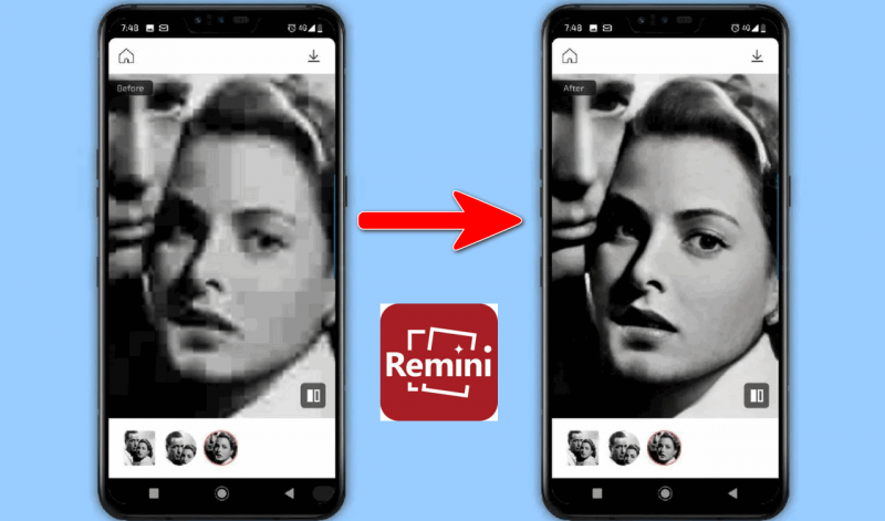 Hướng dẫn sử dụng Remini - photo enhancer để khôi phục hình ảnh mờ, chất lượng thấp
