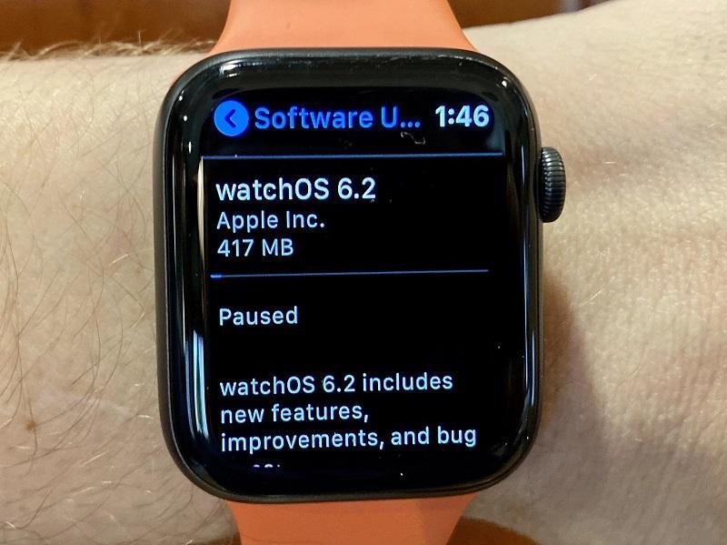 watchOS 6.2 được phát hành cho tất cả các mẫu Apple Watch tương thích