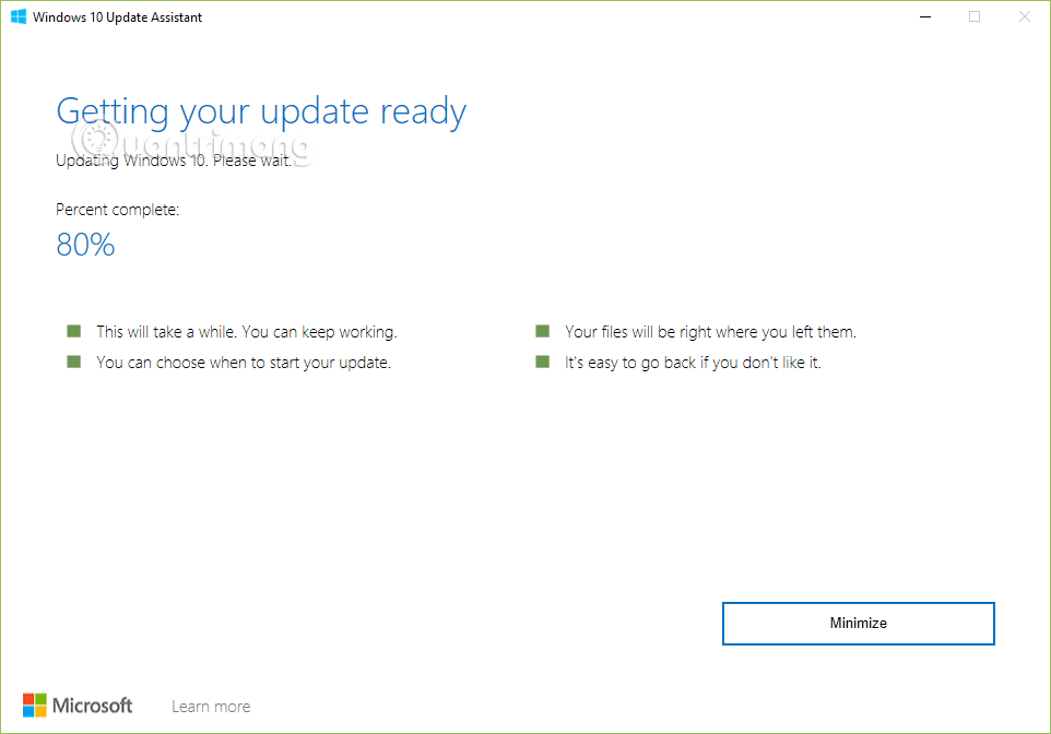 Cập nhật Windows lên bản mới nhất.