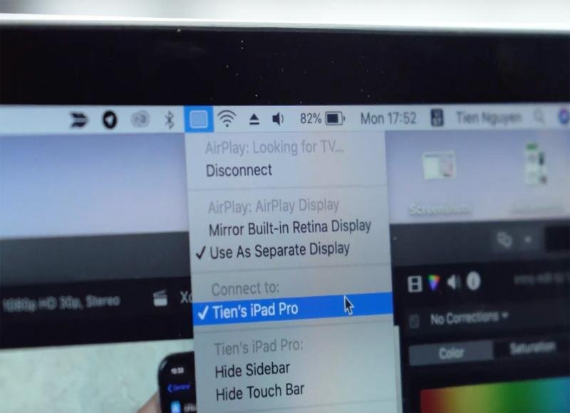 Hướng dẫn cách thiết lập iPad thành màn hình MacBook thứ 2