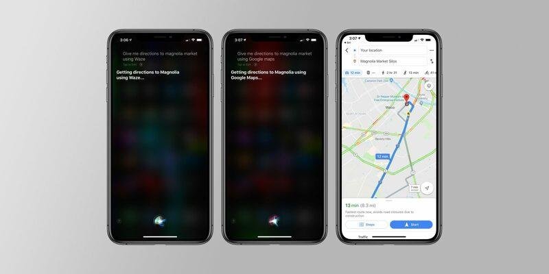 Google Maps và Waze cho iOS tích hợp thêm khả năng điều hướng thông qua trợ lý ảo Siri