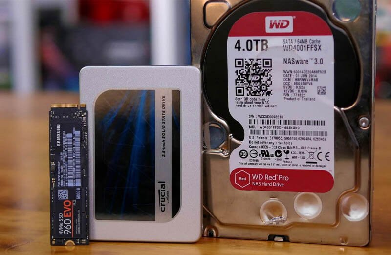 Ổ cứng SSD và HDD