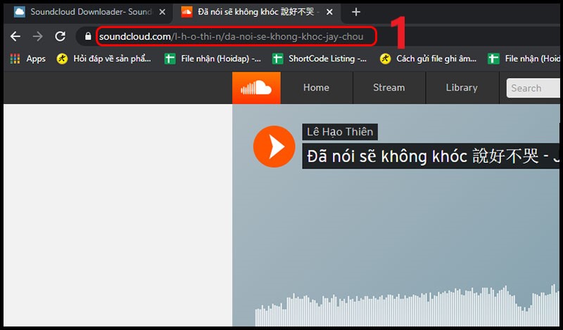 Sao chép đường link